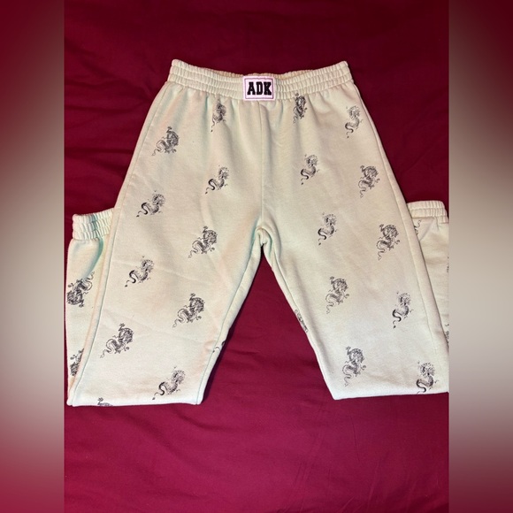 green dragon print joggers sweatpants (Adika) - Picture 1 of 10